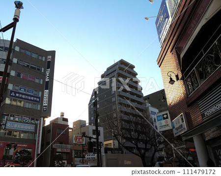 Monzennakacho of the blue sky Monzennakacho of the blue sky 111479172