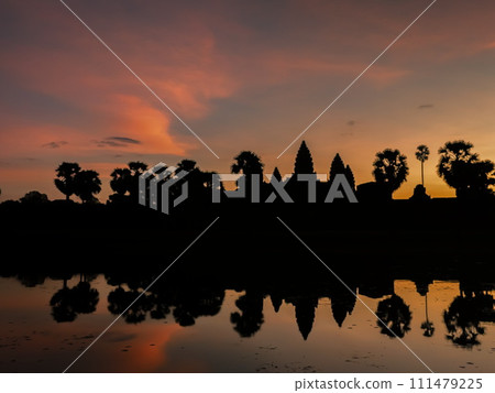 Angkor Wat temple, Unesco World Heritage, Siem Reap, Cambodia 111479225