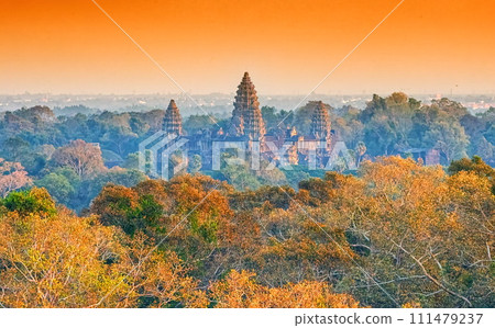Angkor Wat temple, Unesco World Heritage, Siem Reap, Cambodia Angkor Wat temple, Unesco World Heritage, Siem Reap, Cambodia 111479237