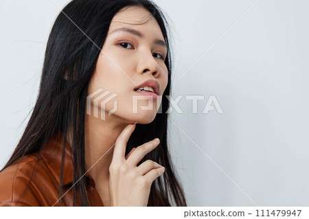 Woman fashion hair beauty glamour portrait asian 111479947