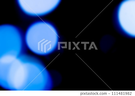 Sparkling blue color image background material on black background 111481982