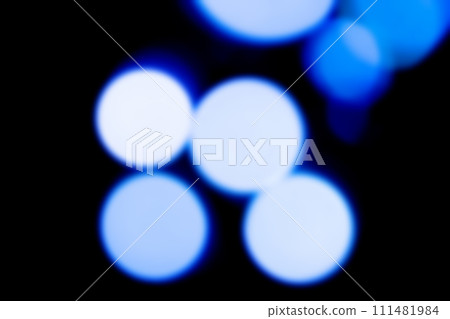 Sparkling blue color image background material on black background 111481984