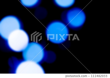 Sparkling blue color image background material on black background 111482033