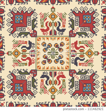 Bulgarian embroidery pattern 36 111482921