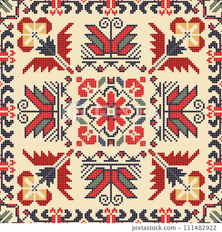 Bulgarian embroidery pattern 37 Bulgarian embroidery pattern 37 111482922