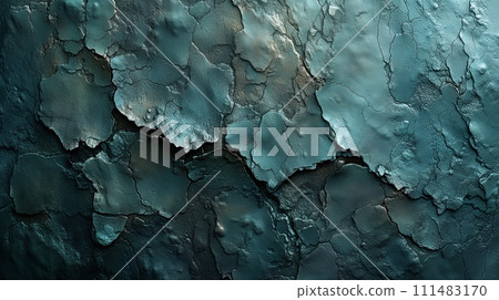 AI-generated content. Textured peeling wall 111483170