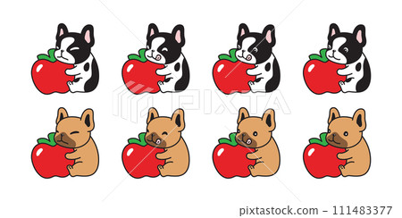 dog vector french bulldog apple fruit icon cartoon character puppy pet doodle symbol illustration clip art isolated design dog vector french bulldog apple fruit icon cartoon character puppy pet doodle symbol illustration clip art isolated design 111483377