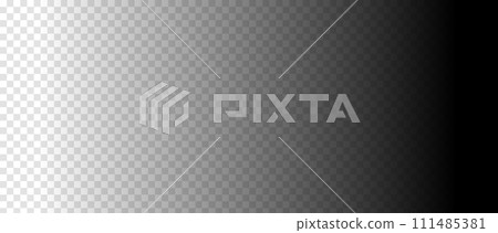 Black gradient background on grid background as a transparent png. Vector design element Black gradient background on grid background as a transparent png. Vector design element 111485381