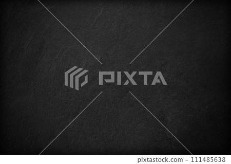 Dark grey black slate background or texture. 111485638