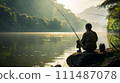 Men fishing 111487078