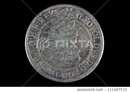 old vintage silver medieval taller coin old vintage silver medieval taller coin 111487533