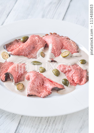 Portion of Vitello tonnato Portion of Vitello tonnato 111488083