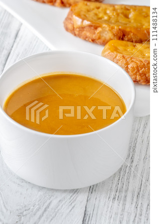 Butternut squash soup 111488134