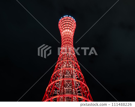 Kobe Port Tower night view Hyogo Prefecture Kobe Port Tower night view Hyogo Prefecture 111488226