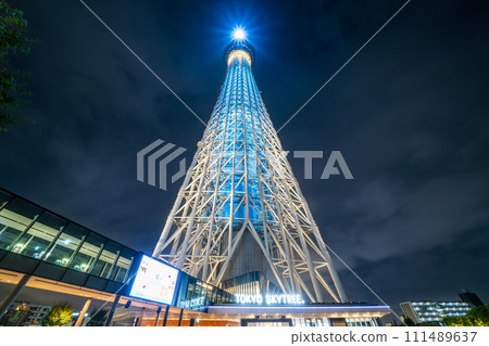 「東京」從東京晴空街道看到的東京晴空塔夜景 111489637