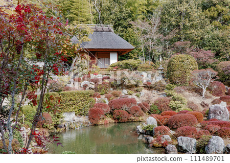Seirotei, a tea room built in the garden of Tojiin in Kita Ward, Kyoto City Seirotei, a tea room built in the garden of Tojiin in Kita Ward, Kyoto City 111489701