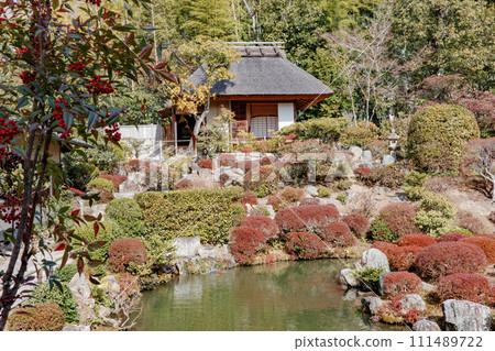 Seirotei, a tea room built in the garden of Tojiin in Kita Ward, Kyoto City Seirotei, a tea room built in the garden of Tojiin in Kita Ward, Kyoto City 111489722