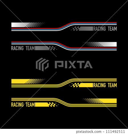 Checkered flag racing strips 111492511
