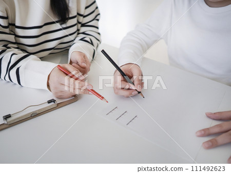 Image of teaching children to study Image of teaching children to study 111492623