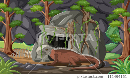 Mystical Creature in Enchanted Forest Mystical Creature in Enchanted Forest 111494161