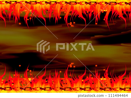 Frame flame design 111494464