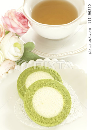 抹茶卷蛋糕 111496250