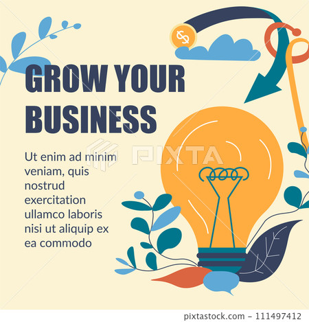 Business advise and improvement of company banner Business advise and improvement of company banner 111497412