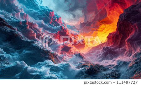 Abstract colorful background design 111497727