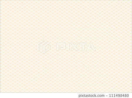 Japanese traditional pattern diamond seamless pattern yellow 111498480