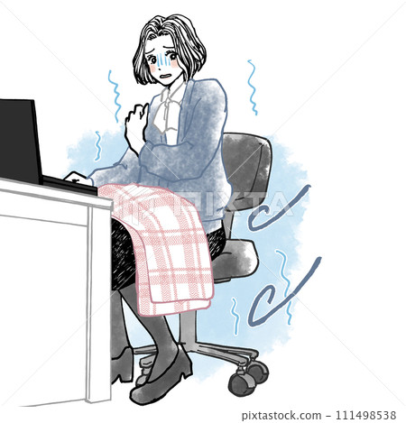 一名女員工在辦公室臨陣退縮 111498538