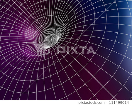 3d black hole or color wireframe wormhole. Futuristic neon laser grid tunnel, funnel or portal on dark background. Abstract geometric mesh, graphic illusion of line warp. Hyperspace. 3D illustration 3d black hole or color wireframe wormhole. Futuristic neon laser grid tunnel, funnel or portal on dark background. Abstract geometric mesh, graphic illusion of line warp. Hyperspace. 3D illustration 111499014