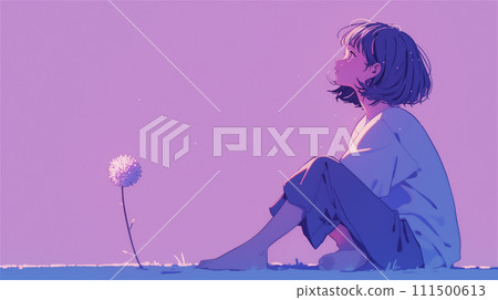 許願一朵花(AI 生成圖像) 許願一朵花(AI 生成圖像) 111500613