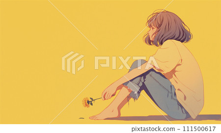 許願一朵花(AI 生成圖像) 許願一朵花(AI 生成圖像) 111500617