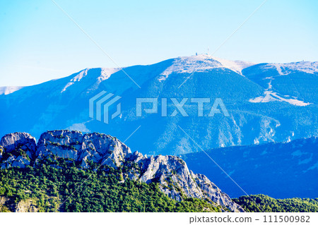 Mont Ventoux, mountain in Provence, France 111500982