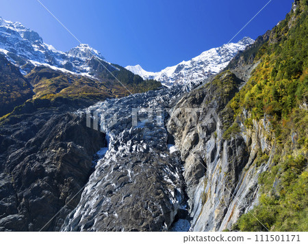 Mingyong glacier and Meili Snow Mountain, Deqin County, Yunnan Province, China 111501171