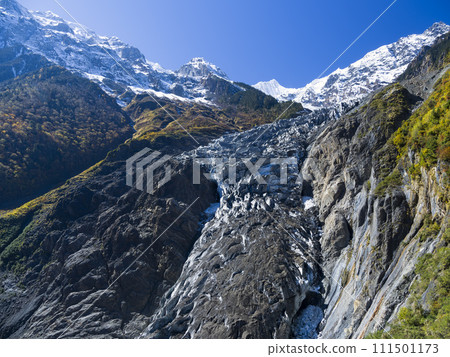 Mingyong glacier and Meili Snow Mountain, Deqin County, Yunnan Province, China 111501173