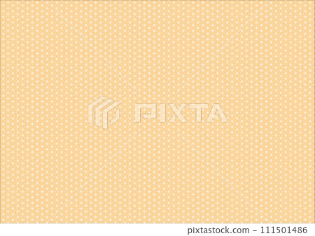 Japanese traditional pattern Hemp leaf seamless pattern yellow Japanese traditional pattern Hemp leaf seamless pattern yellow 111501486