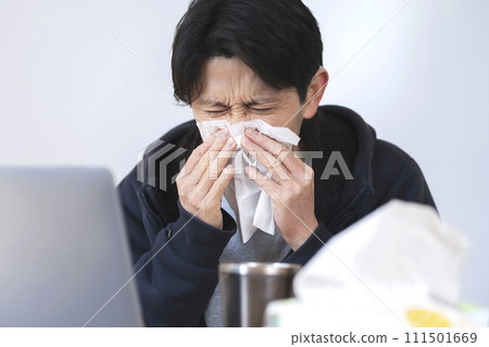 Men with hay fever Spicy hay fever image Men with hay fever Spicy hay fever image 111501669