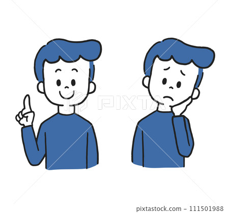 男人指著，男人有麻煩 111501988