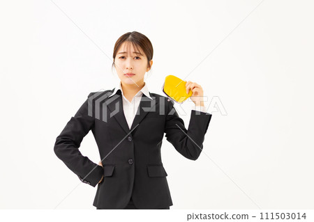 年輕女性商務錢包擔心 111503014