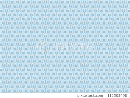 Japanese traditional pattern Yagasuri seamless pattern blue Japanese traditional pattern Yagasuri seamless pattern blue 111503498