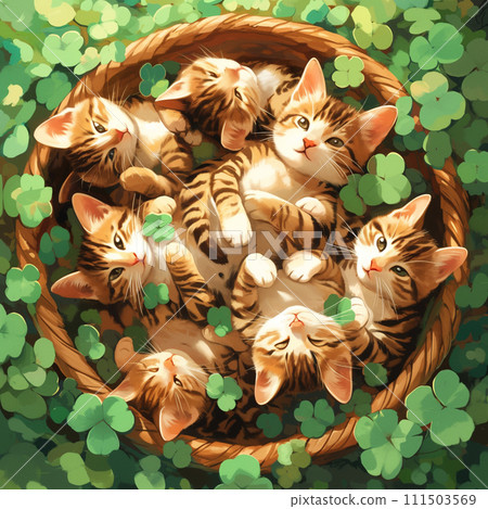 Basket cat (Bengal kitten) ⑥ Basket cat (Bengal kitten) ⑥ 111503569