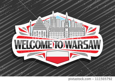 Vector logo for Warsaw Vector logo for Warsaw 111503792
