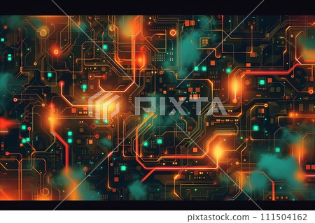 Electronic circuit image - Stock Illustration [111504162] - PIXTA