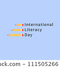 International Literacy Day, vector. 111505266