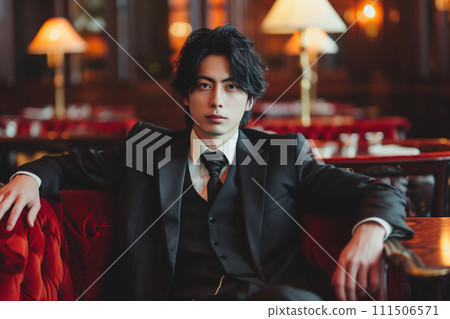 Handsome host AI generation - Stock Illustration [111506571] - PIXTA