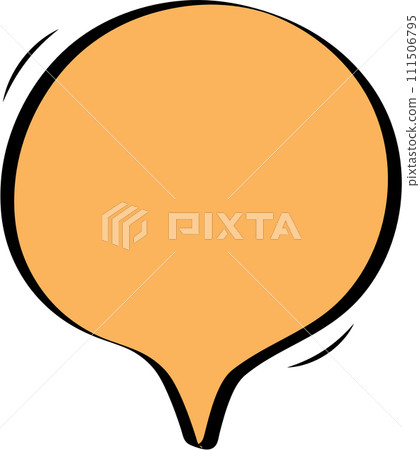 Colorful pastel yellow color speech bubble balloon, icon sticker memo keyword planner text box banner, flat png transparent element design Colorful pastel yellow color speech bubble balloon, icon sticker memo keyword planner text box banner, flat png transparent element design 111506795