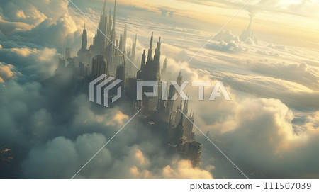 透過雲隙看到的城市：未來城市的形象 111507039