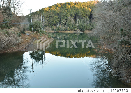 Kisenzan Dam Dam Lake View Morning Kisenzan Dam Dam Lake View Morning 111507750