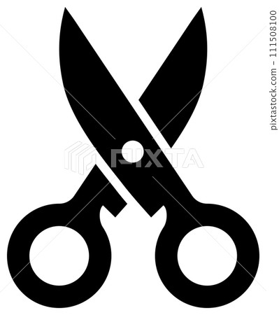 scissors icon black 111508100